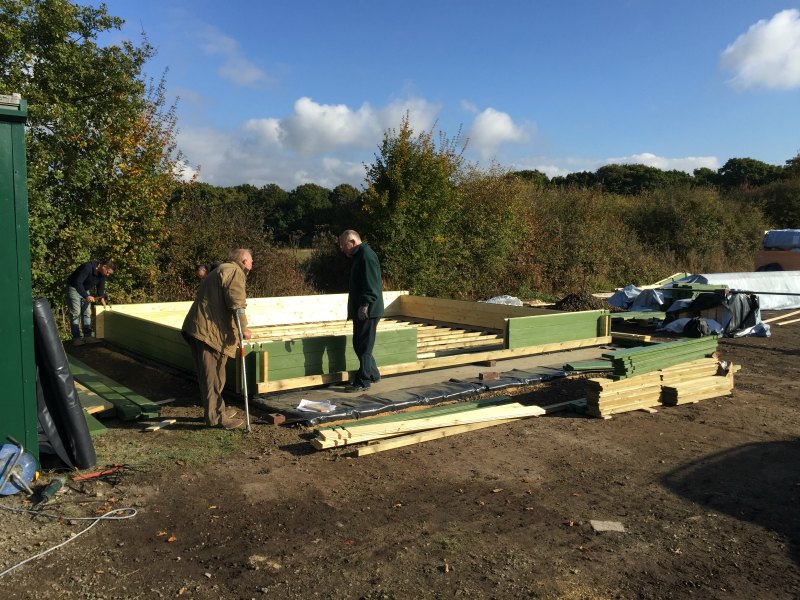 Mens Shed construction 7