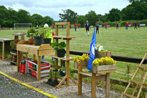 Mens shed table and plant stands