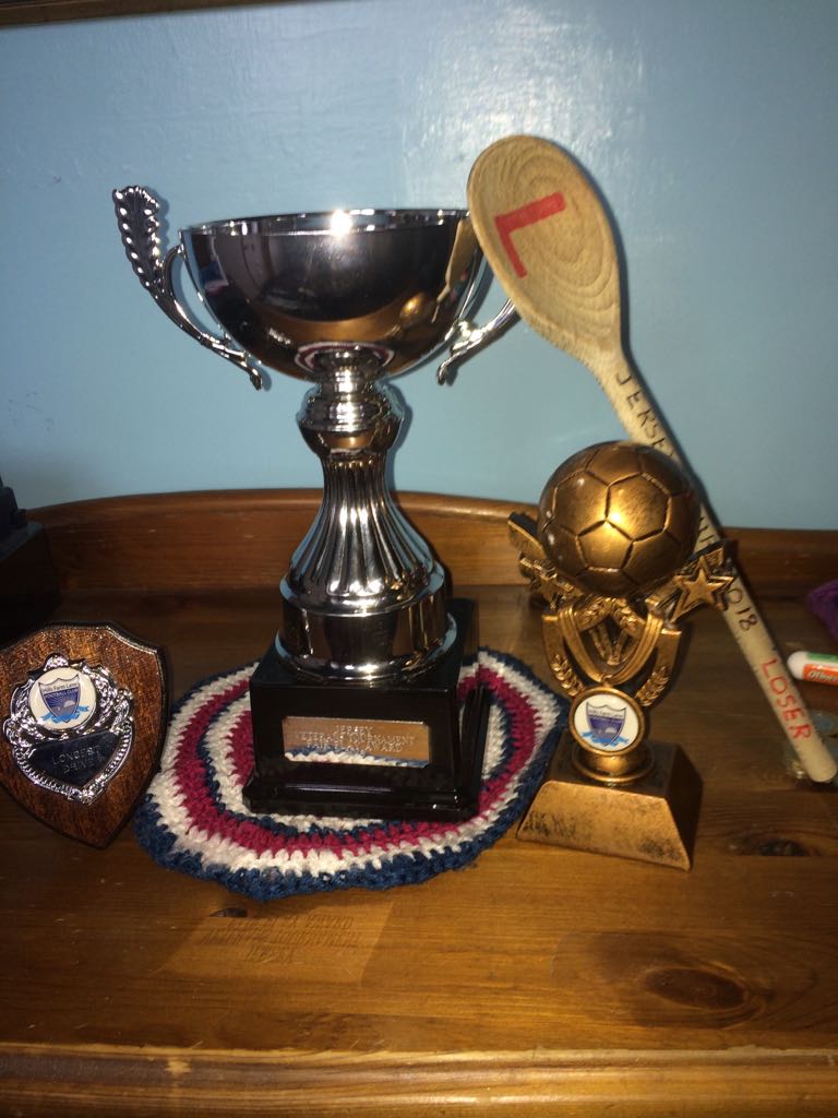 Vets Jersey 2018 trophies Vets Jersey Tour team 5