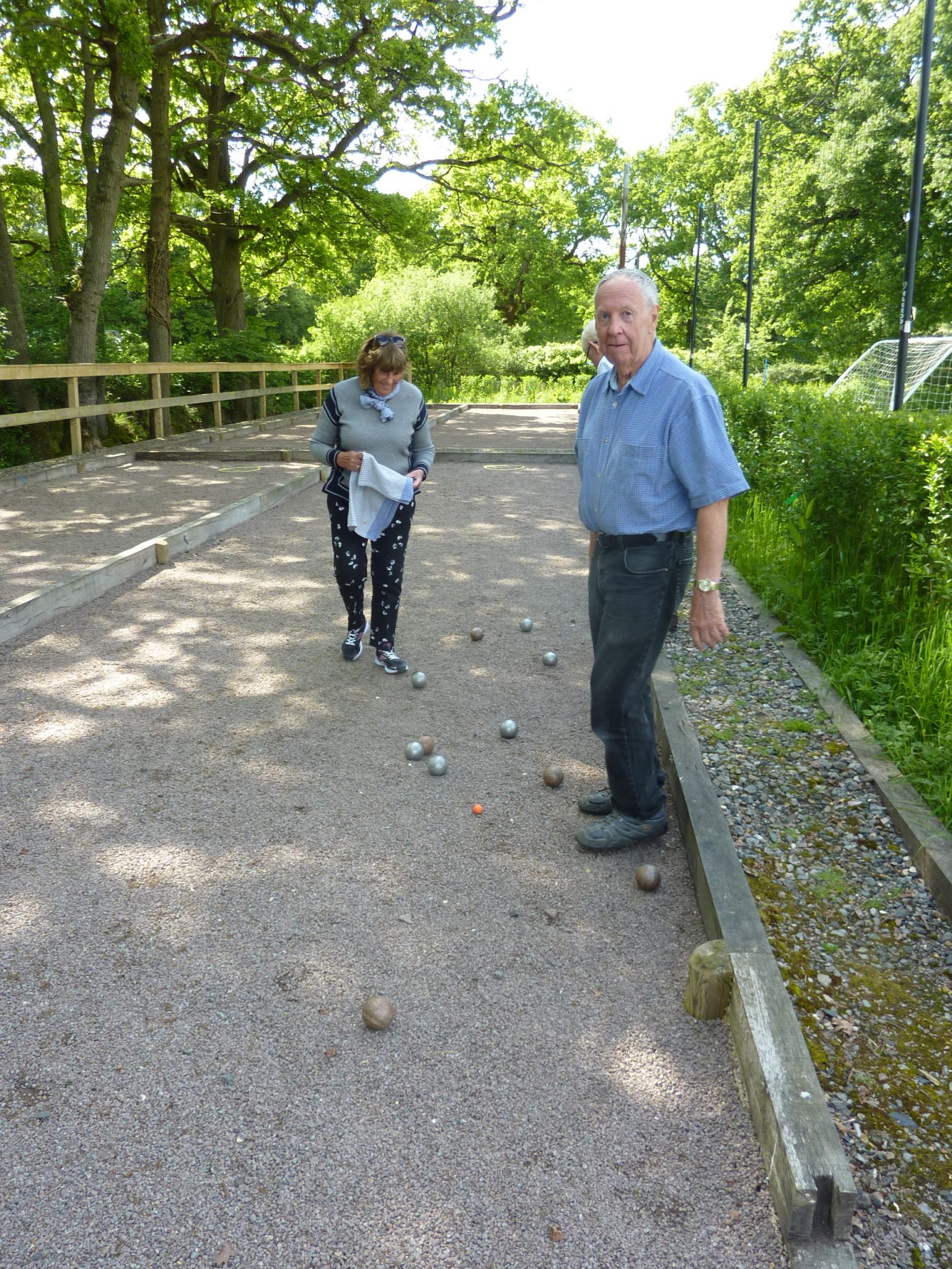 petanque at vets charity match 2018