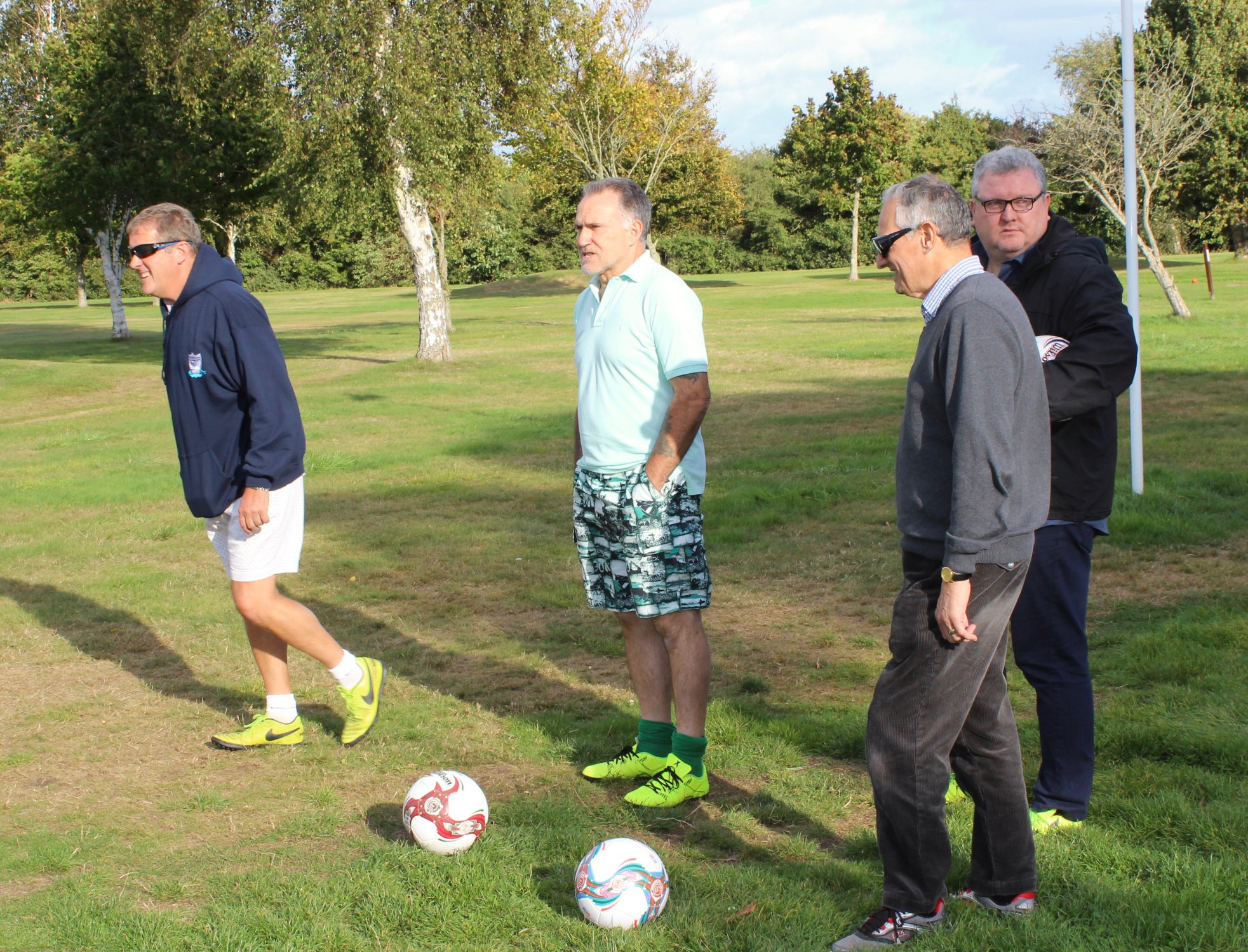 walking football footgolf